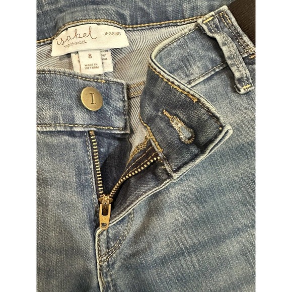 NWT Isabel Maternity By Ingrid & Isabel Skinny Jegging Jeans Blue Denim Size 8 - Picture 6 of 16